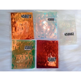 {phụ kiện nai} Sticker dán trang trí móng