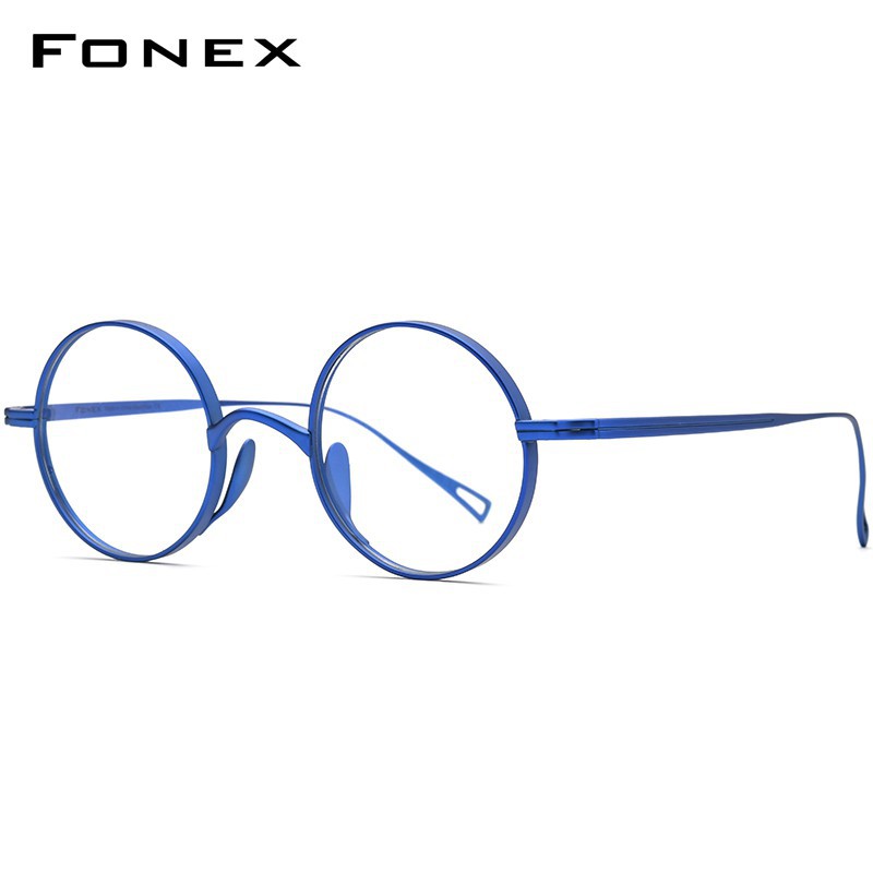 FONEX siêu nhẹ titanium tinh khiết mắt kính khung nam nghệ thuật cổ điển vòng khung khung có thể được trang bị với mức độ F85644 | BigBuy360 - bigbuy360.vn