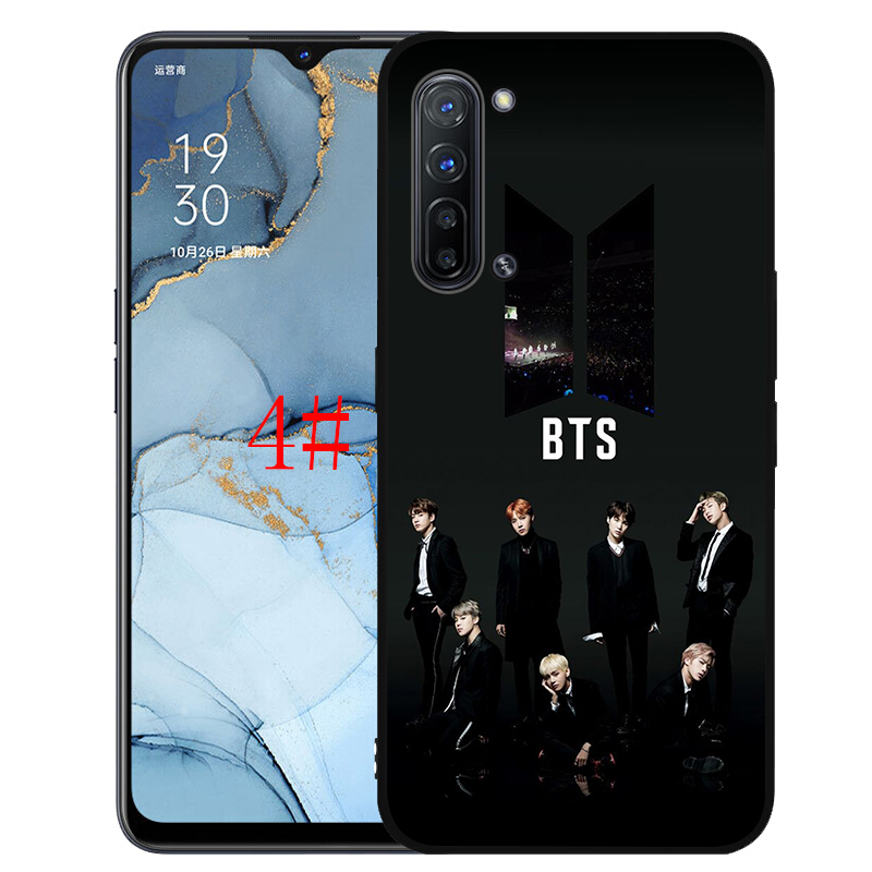 Ốp Lưng Silicone Tự Dính In Hình Bts Cho Realme 2 3 Pro A5 Q X Lite Xt X2 X3 X50