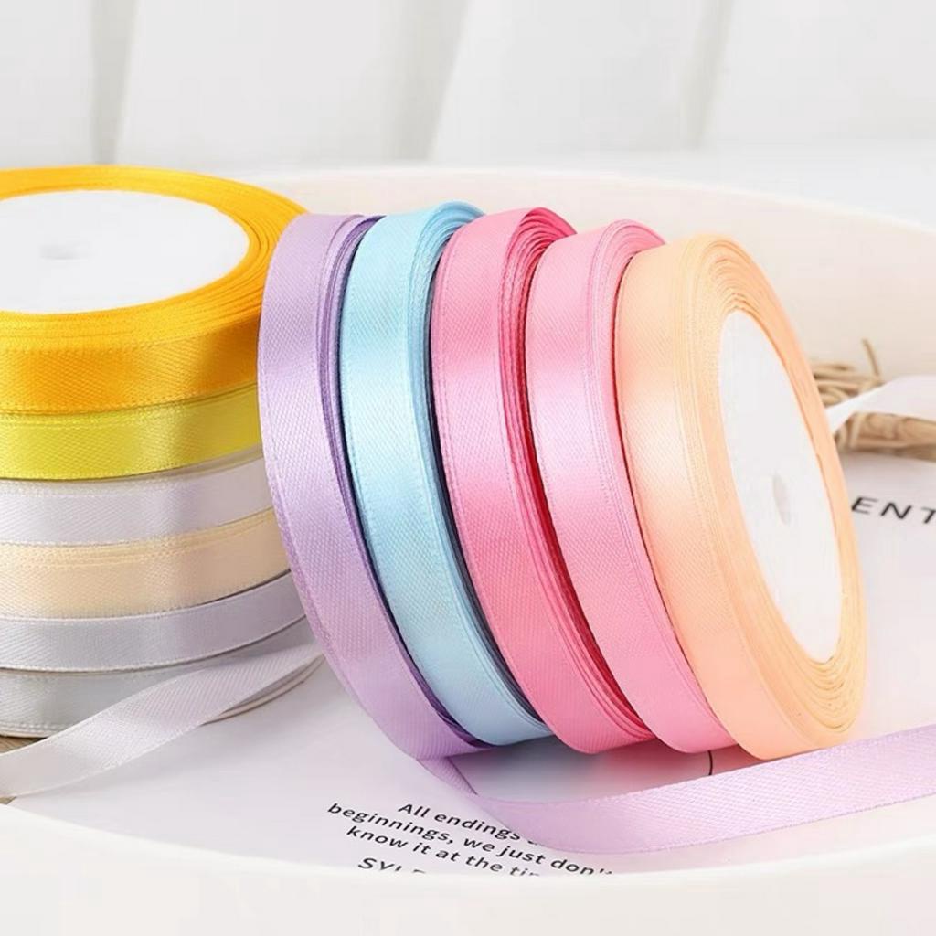 Ruy băng vải lụa 1cm cuộn dài 22m