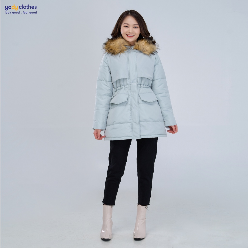 Áo phao nữ dáng dài YODY siêu nhẹ có phong cách thời trang mùa đông PVN6002