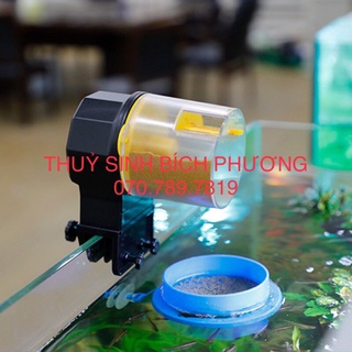 Máy cho cá ăn tự động chuyên dụng khi đi xa cho hồ cá thủy sinh