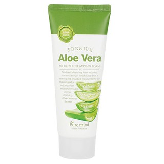 Sữa Rửa Mặt Lô Hội Pure Mind Pure Mind Aloe Vera So Fesh Cleansing Foam 100ml