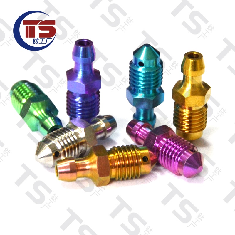 Ốc Vít Ngắn Bằng Hợp Kim Titan Chất Lượng Cao Gr5/TC4 1.0/1.25mm M6 M7 M8 M10