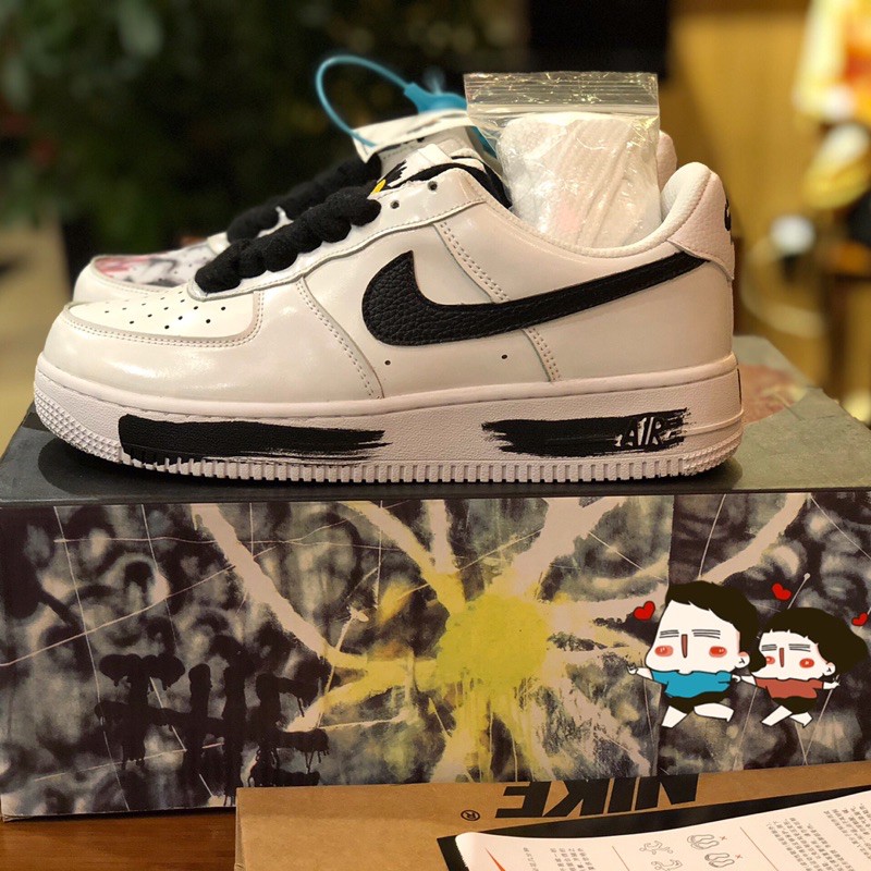 [Full box] Giày thể thao air force 1 tróc sơn [ G-Dragon Para noise ] [ AF1 ] [Tróc Sơn trắng] [Sneaker]