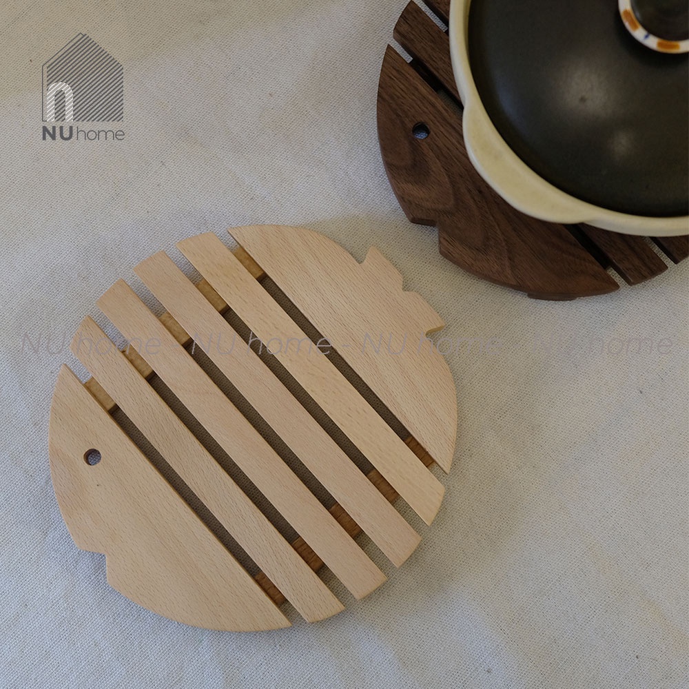 Đế lót nồi hình cá - Soru | nuhome.vn | đế lót nồi bằng gỗ phong cách Nhật Bản đẹp mắt