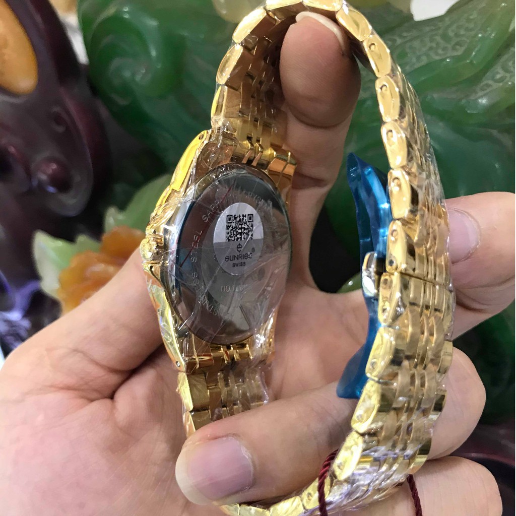 Đồng hồ Nam SUNRISE 1198SAT full hộp, thẻ chính hãng, kính sapphire chống xước chống nước tốt