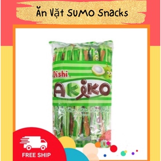Snack Que Nhân Sữa Dừa Oishi Akiko gói 160g-Ăn Vặt Sumo Snack