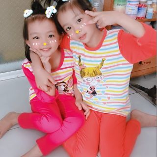 Combo 3 bộ pyjama cotton cao cấp kuki khuyên