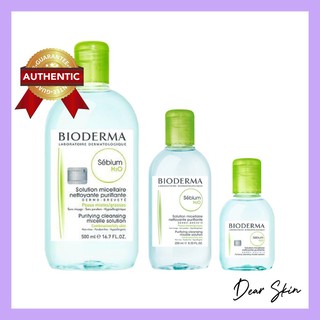 Nước Tẩy Trang Dành Cho Da Nhờn Mụn Bioderma Sebium H2O 100ml 250ml 500ml