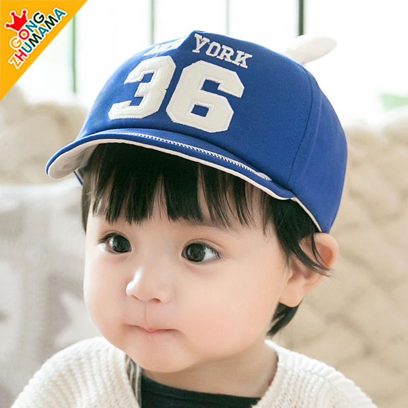 Mũ Lưỡi Trai Cotton Thêu Chữ Đáng Yêu Cho Bé 3-6 Tuổi