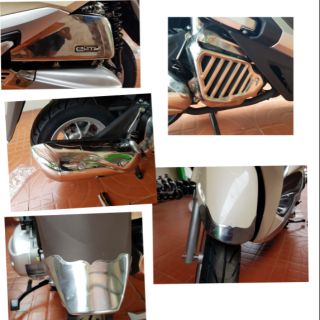 ốp trang tri xe Lead 2022-2017. 5 món. inox