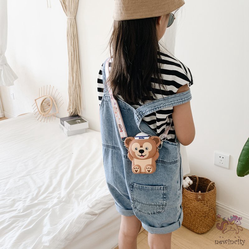 Túi đeo chéo thiết kế hoạt hình dễ thương phong cách Hàn Quốc