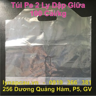 TÚI PE 2 LY TRÀ SỮA CHIA NGĂN - Số lượng 05kg (39k/1kg)