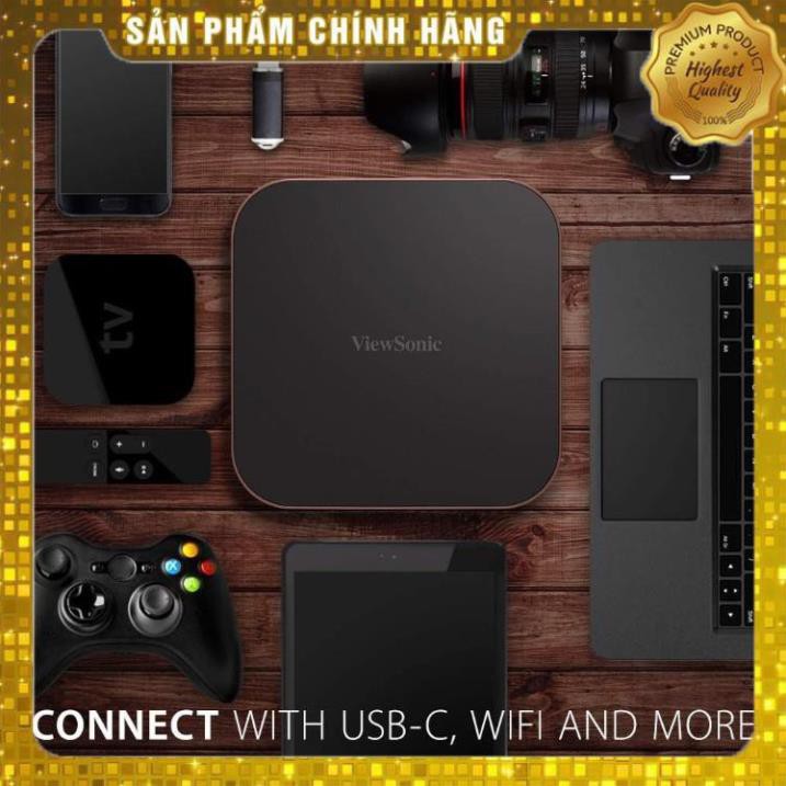 Máy chiếu mini ViewSonic M2 Pro 1080p Wi-Fi Projector loa bluetooth Harman Kardon USB Type C