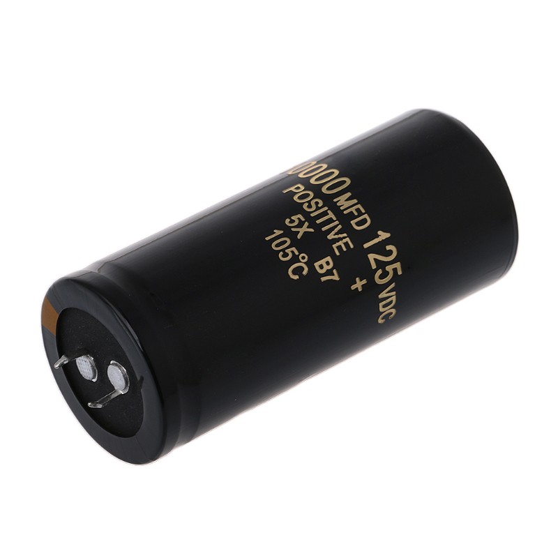 Tụ điện điện phân nhôm 125V 10000uF có thể thay thế âm thanh 120V 100V 35x80mm chất lượng cao