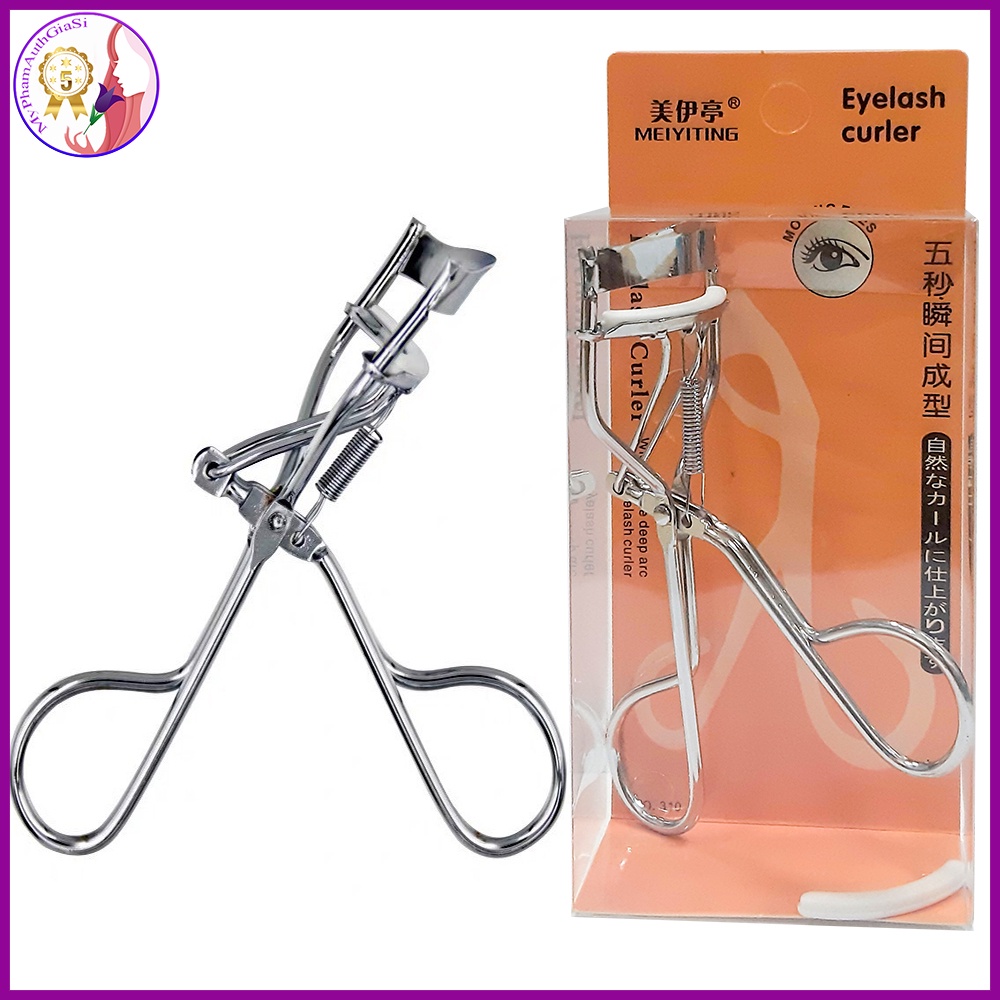 Kẹp bấm mi eyelash curler tay cầm inox