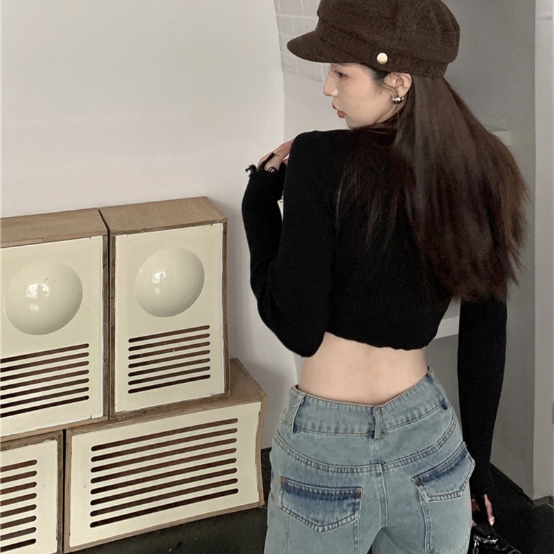 Áo Sweater Tay Dài Cổ Tròn Phối Tua Rua Thời Trang Mùa Thu Cho Nữ