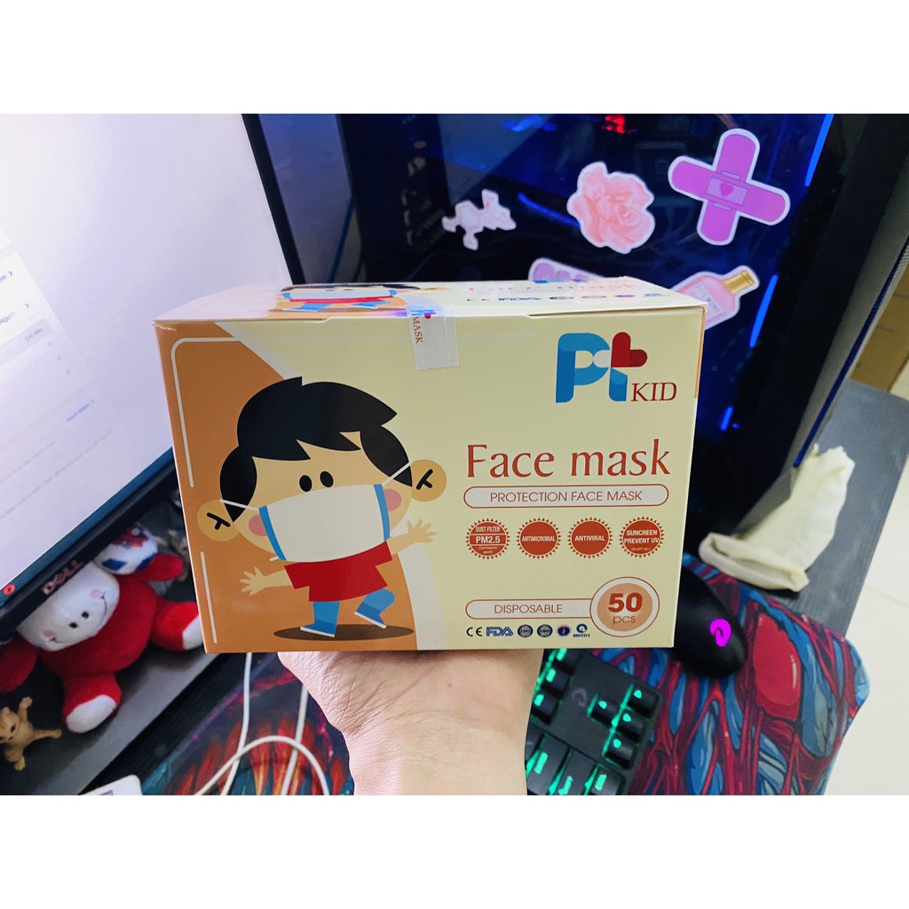 Khẩu trang Y Tế Trẻ em FAMAPRO Hộp 50 cái | BigBuy360 - bigbuy360.vn