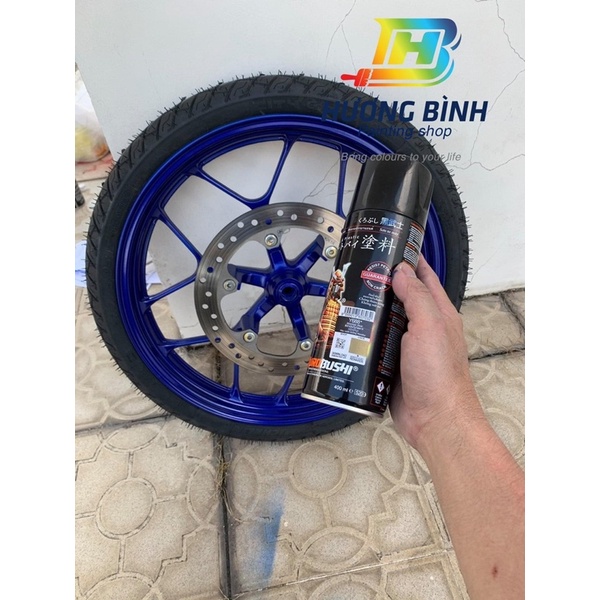 Sơn xịt Samurai màu Xanh Movistar Yamaha - Y688