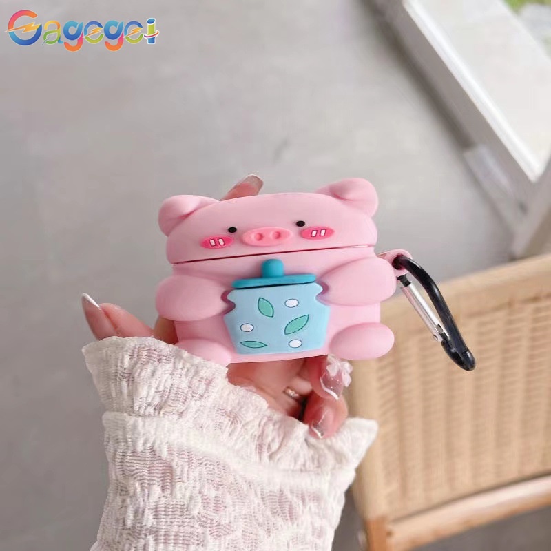 Ốp Hộp Đựng Tai Nghe Nhét Tai Silicon Hình Hoạt Hình Cho Airpods Pro3