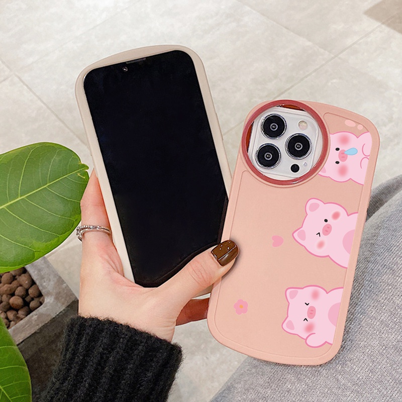 Suntaiho Ốp điện thoại tpu silicon hình ba chú lợn thích hợp cho Iphone 11 Pro Max 13 Xr Xs Max 7 8 Plus 12 Pro Max