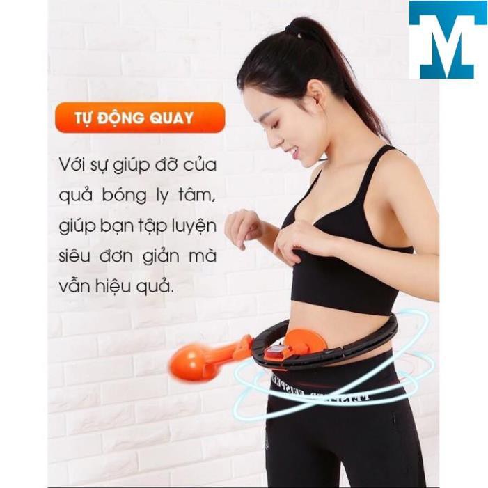 Vòng lắc giảm eo Hula có đồng hồ đo số vòng thông minh