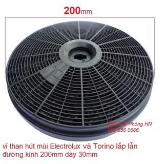 Vỉ than hút mùi electrolux model ef6510k / x / w,.. than hoạt tính hút mùi torino