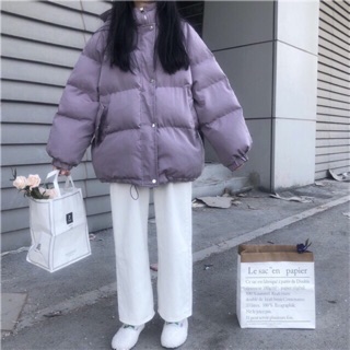 Áo khoác phao béo ulzzang