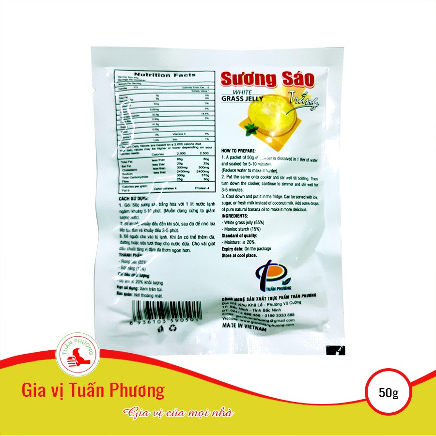 Bột Sương Sáo Trắng 50 Gam ( Gói ) | BigBuy360 - bigbuy360.vn