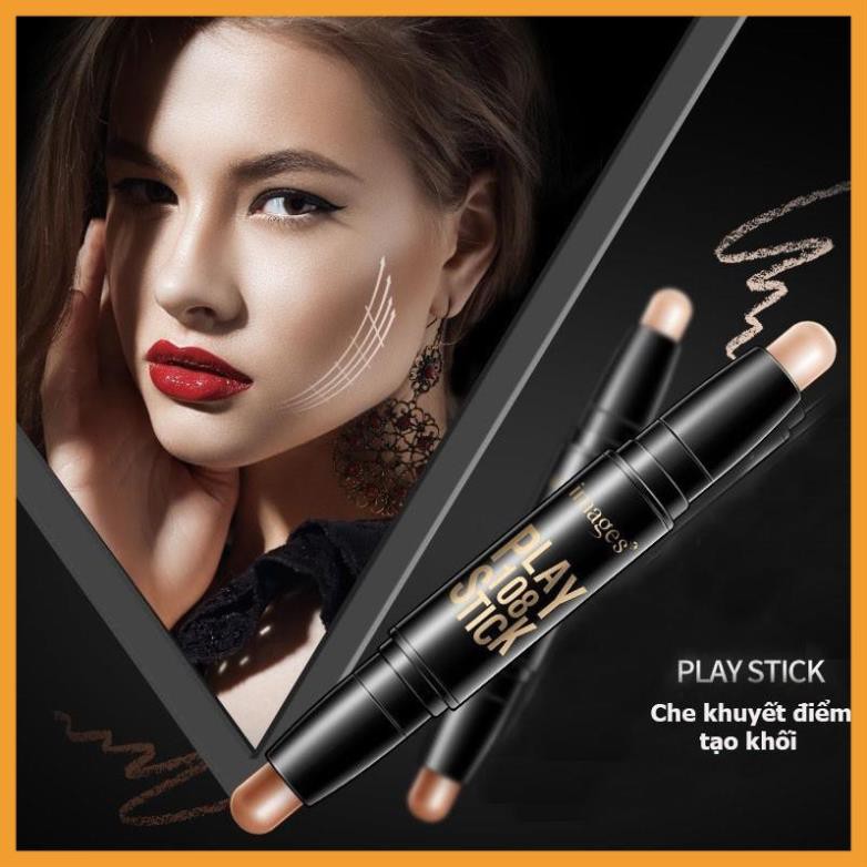 Bộ trang điểm IMAGES Kem BB + Bút tạo khối + Phấn phủ + Chì kẻ mày + Bút dạ kẻ mắt + Son kem + Mặt nạ  PO-P65