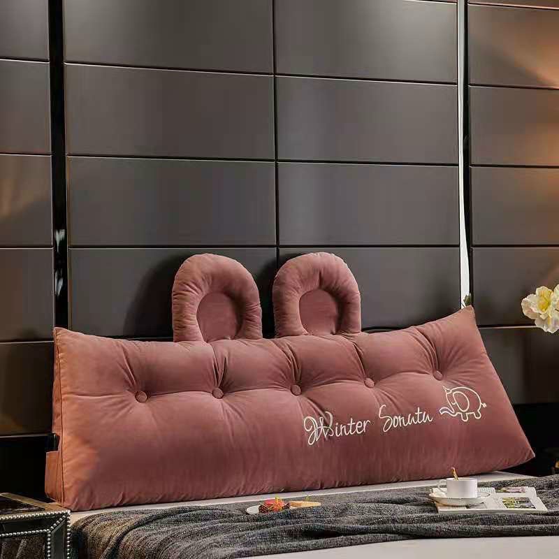 TỰA ĐẦU GIƯỜNG nỉ nhung Tai Thỏ_Hàng nhập khẩu nguyên chiếc_Size 1m8_1m5