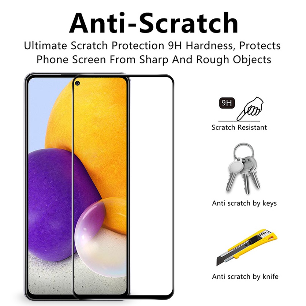 Kính cường lực 9D Koosuk bảo vệ toàn màn hình HD cho Samsung Galaxy A22 A32 A52 A52S A72 A12 M32 M22 M12 4G 5G