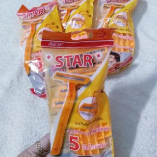 Túi 5 dao cạo râu Star Thái Lan