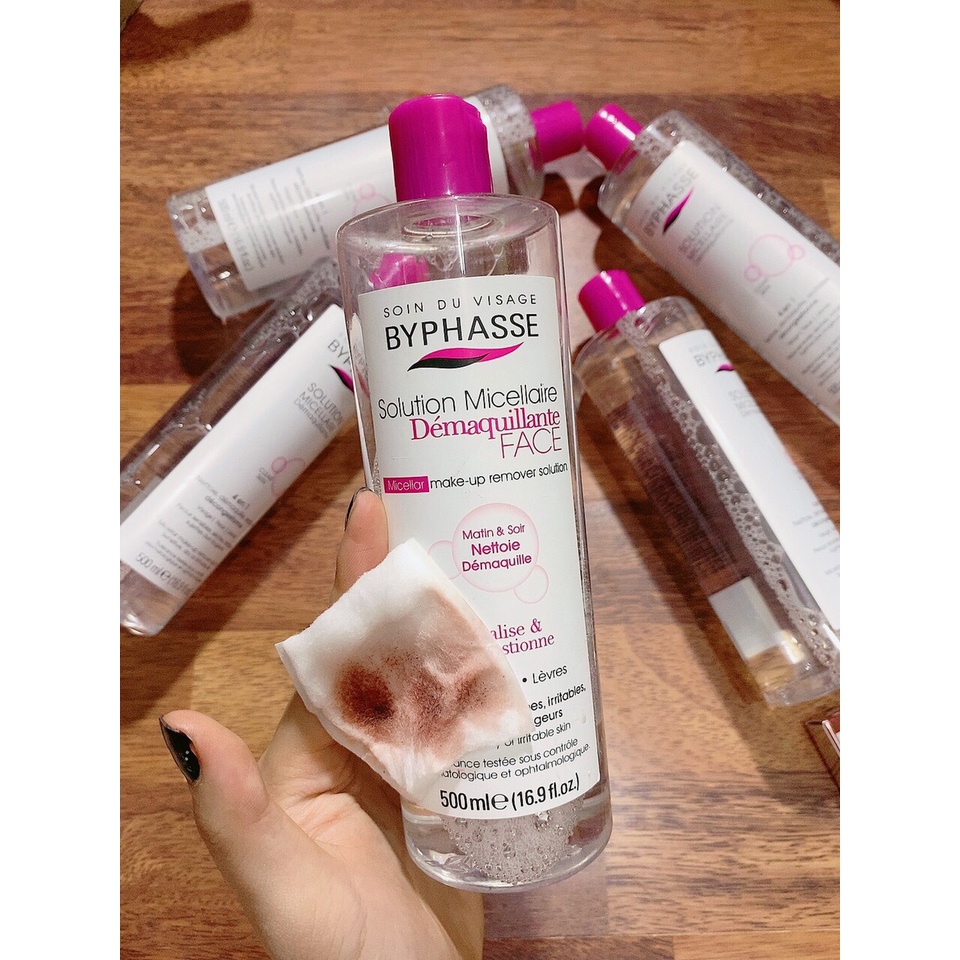 Nước Tẩy Trang BYPHASSE Solution Micerallaire Face - 500ml [eva.angle.boutique]