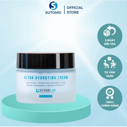 Kem dưỡng ẩm Kyung Lab chính hãng kem khóa bóng phục hồi đa tầng, hợp mọi loại da KYUNG LAB ULTRA HYDRATING CREAM
