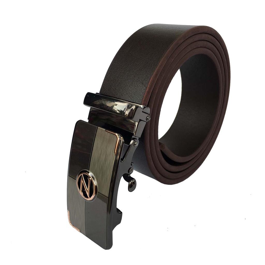 DâyNịt Nam/Thắt Lưng Nam Da Bò Đầu Kim Loại Cao Cấp DLKTCZ-02