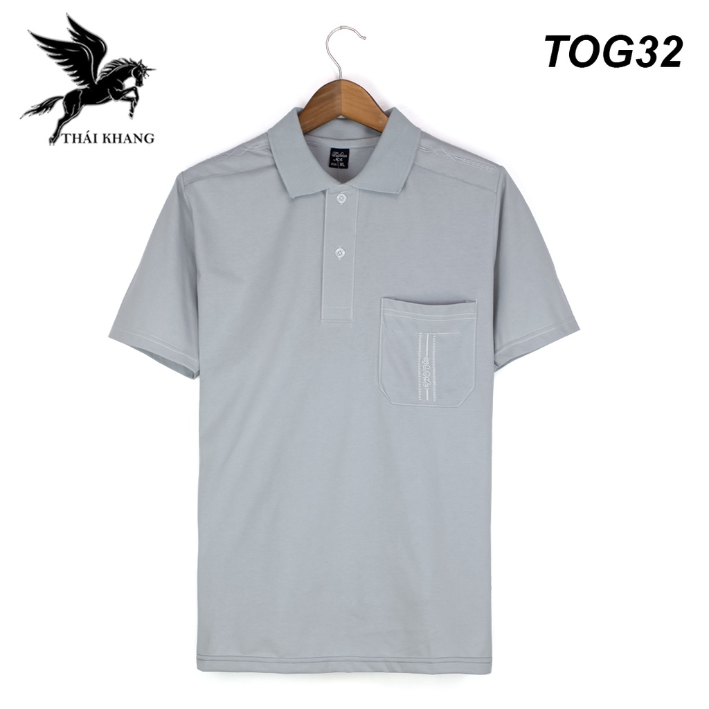 áo thun nam ngắn tay trung niên có cổ vải Cotton MÁT loại áo polo thun ngắn tay form rộng rãi ATHUN13