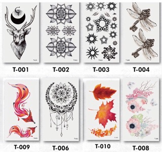 Hình săm mini - hình xăm giả tatoo camsakura