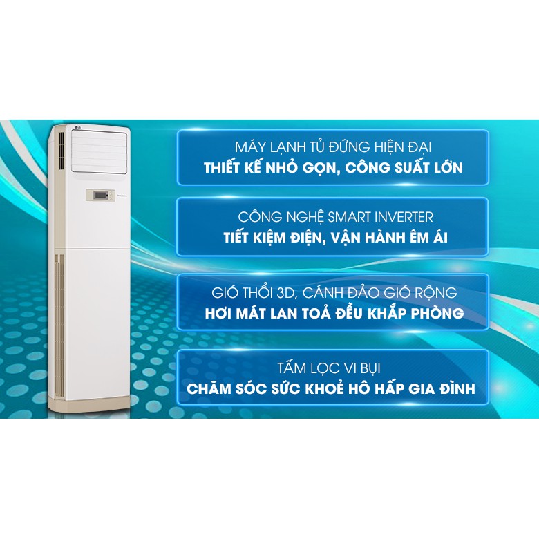 Máy lạnh Tủ đứng LG Inverter 2.5 HP APNQ24GS1A3 (Miễn phí giao tại HCM-ngoài tỉnh liên hệ shop)