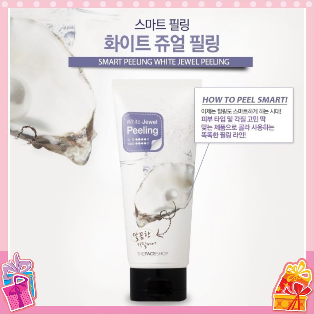 Tẩy Da Chết Ngọc Trai - White Jewel PeelingThe Face Shop Smart Peeling 120ml