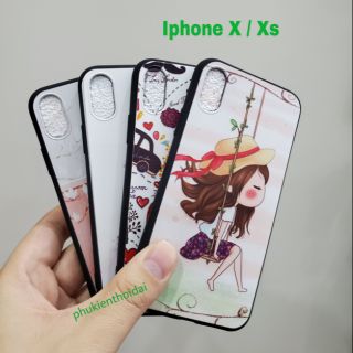 Ốp lưng Iphone X / Xs 💝FREESHIP Từ 50k💝 dẻo TPU in 3D cao cấp chất đẹp