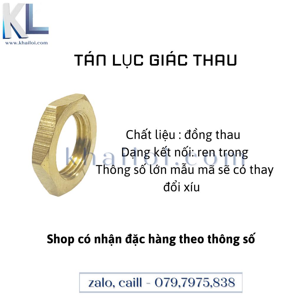 TÁN ĐỒNG LỤC GIÁC- Tán thau  - Tán siết ren đồng