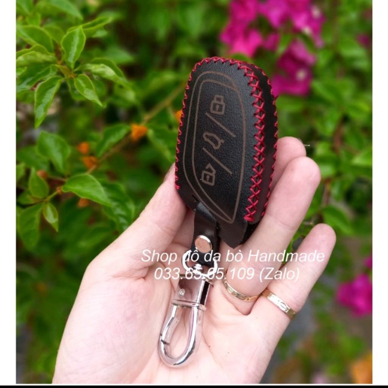 MG Bao da chìa khóa xe MG HS, MG HS, MG5 bằng da bò thật kèm tặng móc khóa
