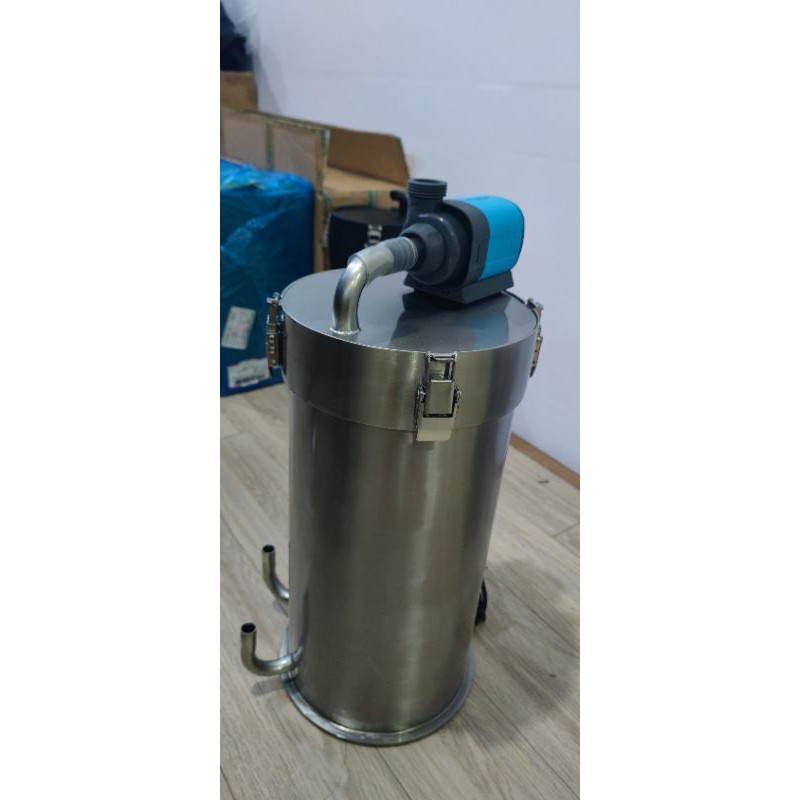 Lọc Inox fi220 + Bơm Chaning 3500l/h