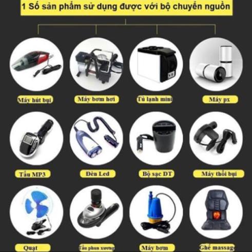 Bộ chuyển nguồn điện từ 220V sang 12V tiện lợi