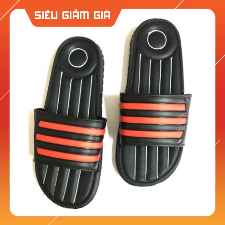 Dép Siêu Nhẹ Gân Sọc Nhiều Màu Quai Ngang Nam Nữ Đi Mưa - DL009 -new