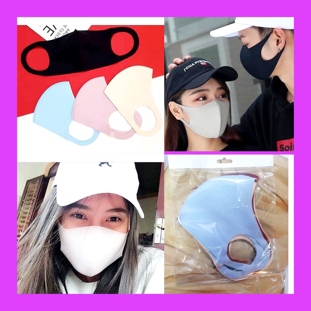 [Mã NOWSHIPVUI2 giảm 25k đơn 50k] Khẩu trang 3D vải có hình thật | BigBuy360 - bigbuy360.vn