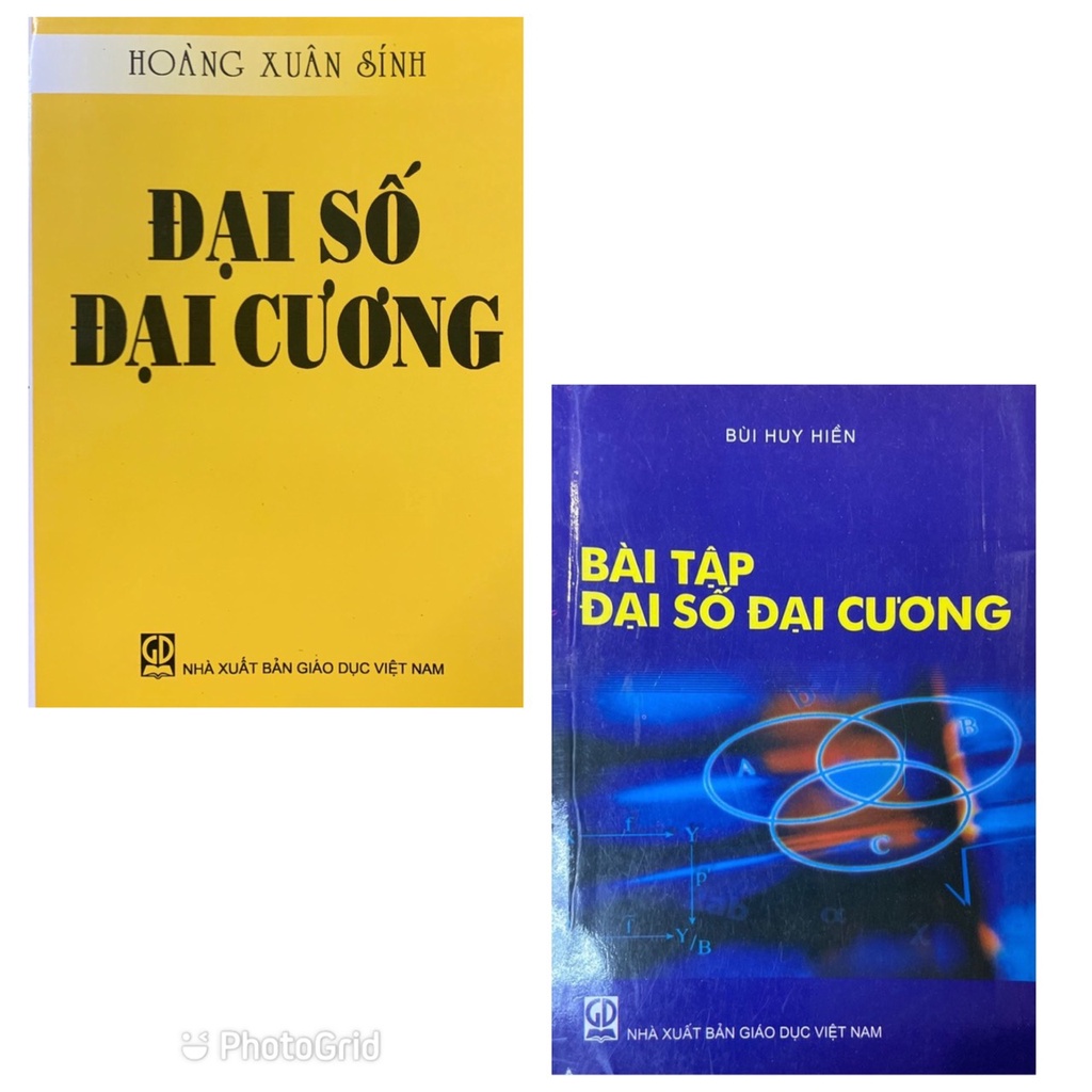 Sách - Combo Đại Số Đại Cương + Bài Tập