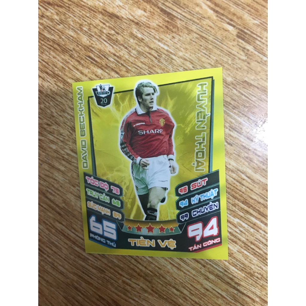 Set 32 Thẻ In Match Attax 2012-13 Poca Manchester United Nhà Vô Địch EPL